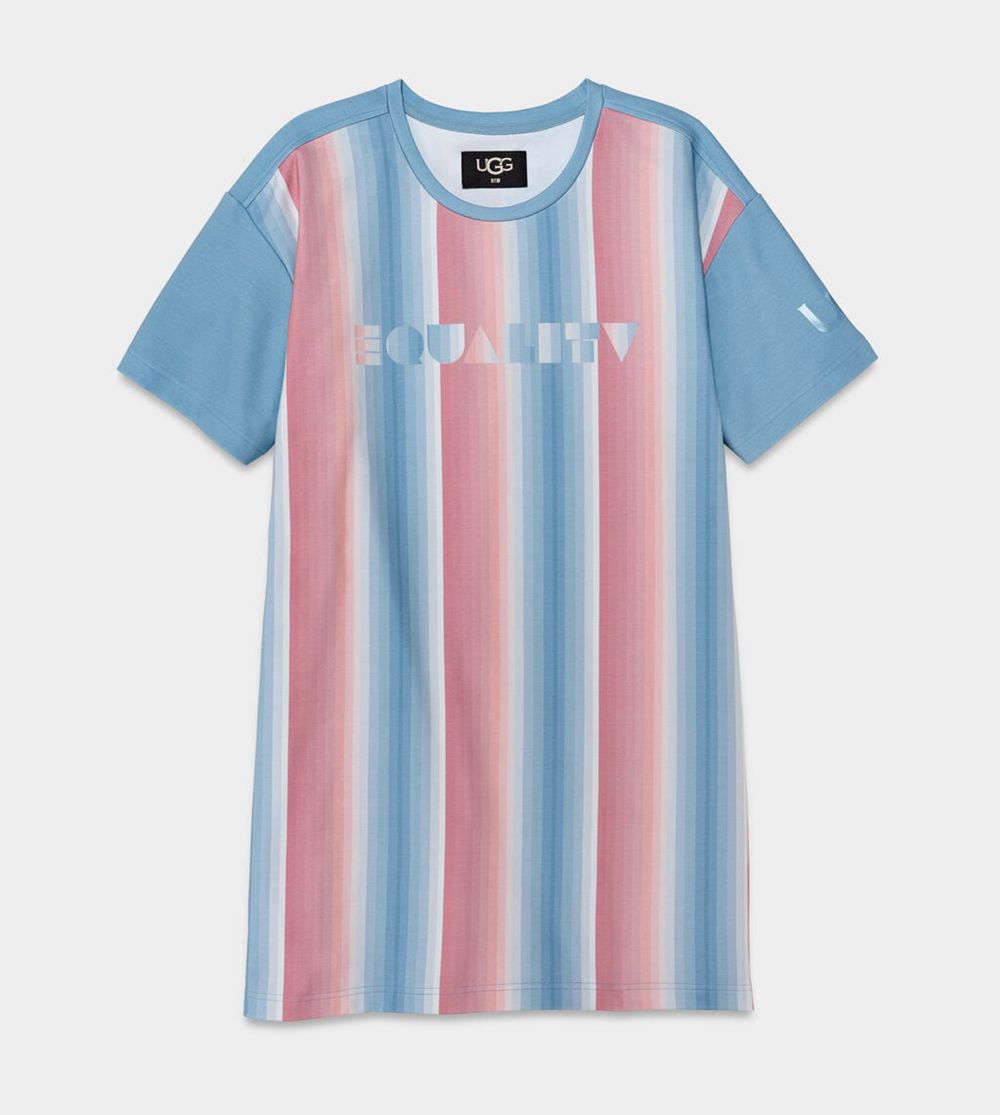 Ugg Pride Logo - Mens T-Shirt - Stripes - NZ (4925NDPKC)